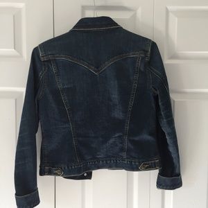 Banana Republic Cropped Denim Jacket 